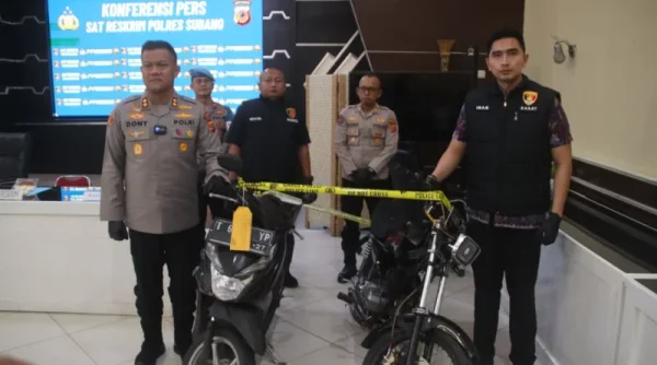 Polres Subang Ungkap Curanmor Modus Duplikasi Kunci, Tiga Pelaku Diamankan